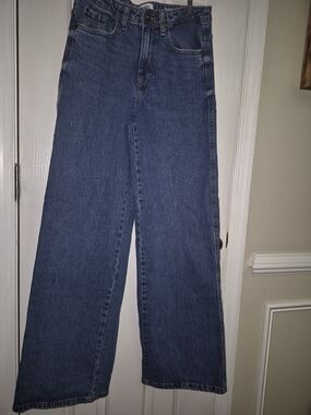 Kensie Wide-Leg Jeans in Blue Denim